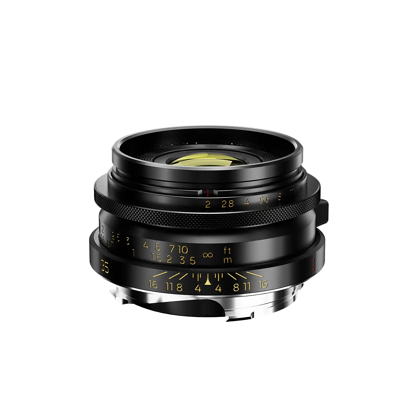 Ksana 35mm f/2 ASPH.��(Silver Chrome / Black Paint)