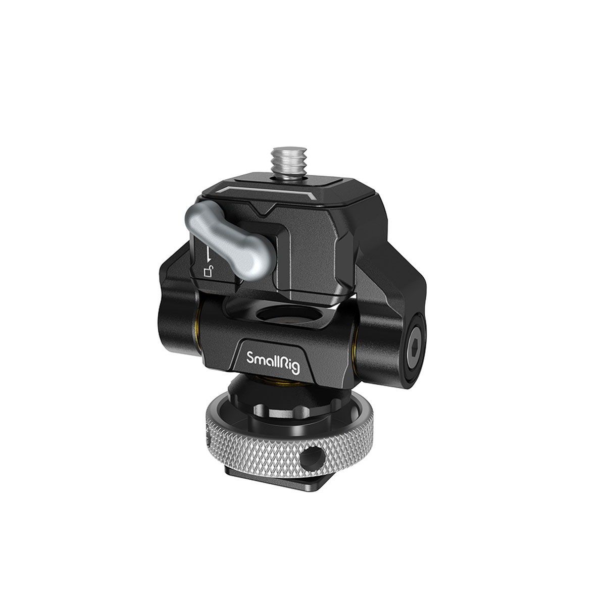 SmallRig Drop-in HawkLock mini Quick Release Monitor Mount with Cold Shoe 3514