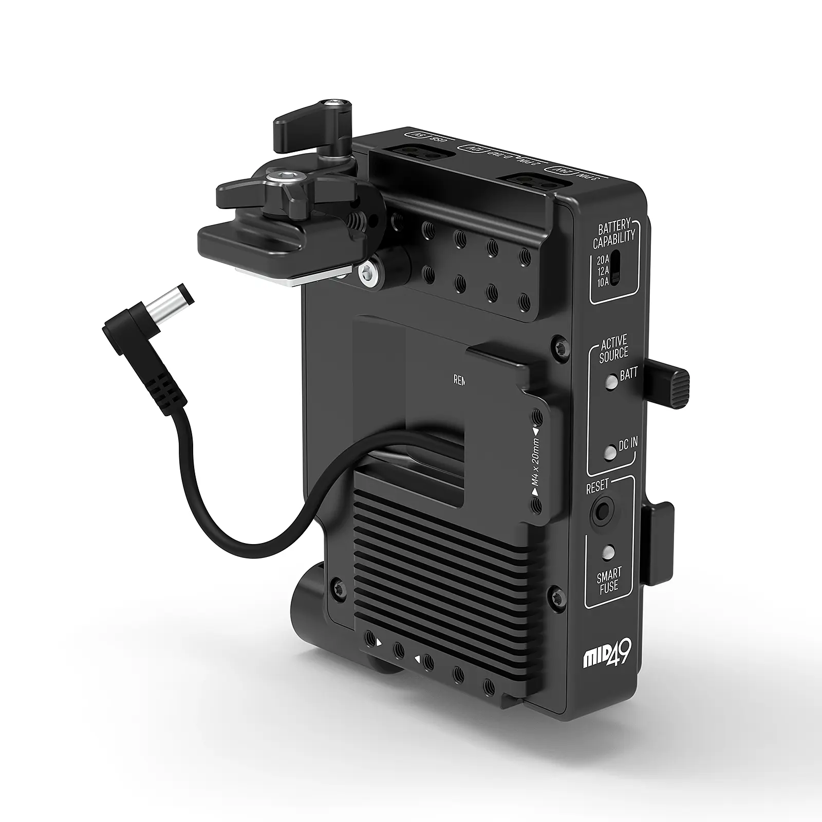 Power Distribution Box DB-4 (Canon C80, V-Mount, Camera Mounted)