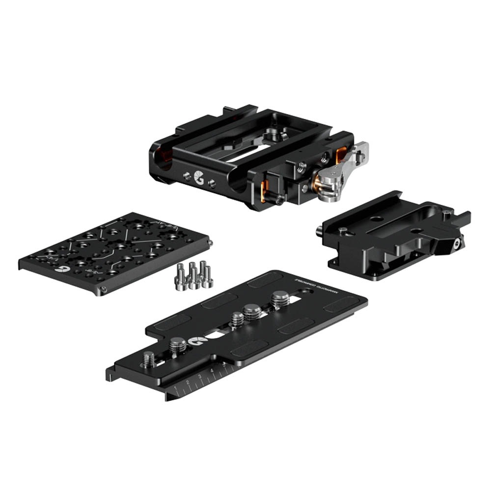 LeftField 3 QR Baseplate (DJI RS 2 & RS 3) for RED V-RAPTOR