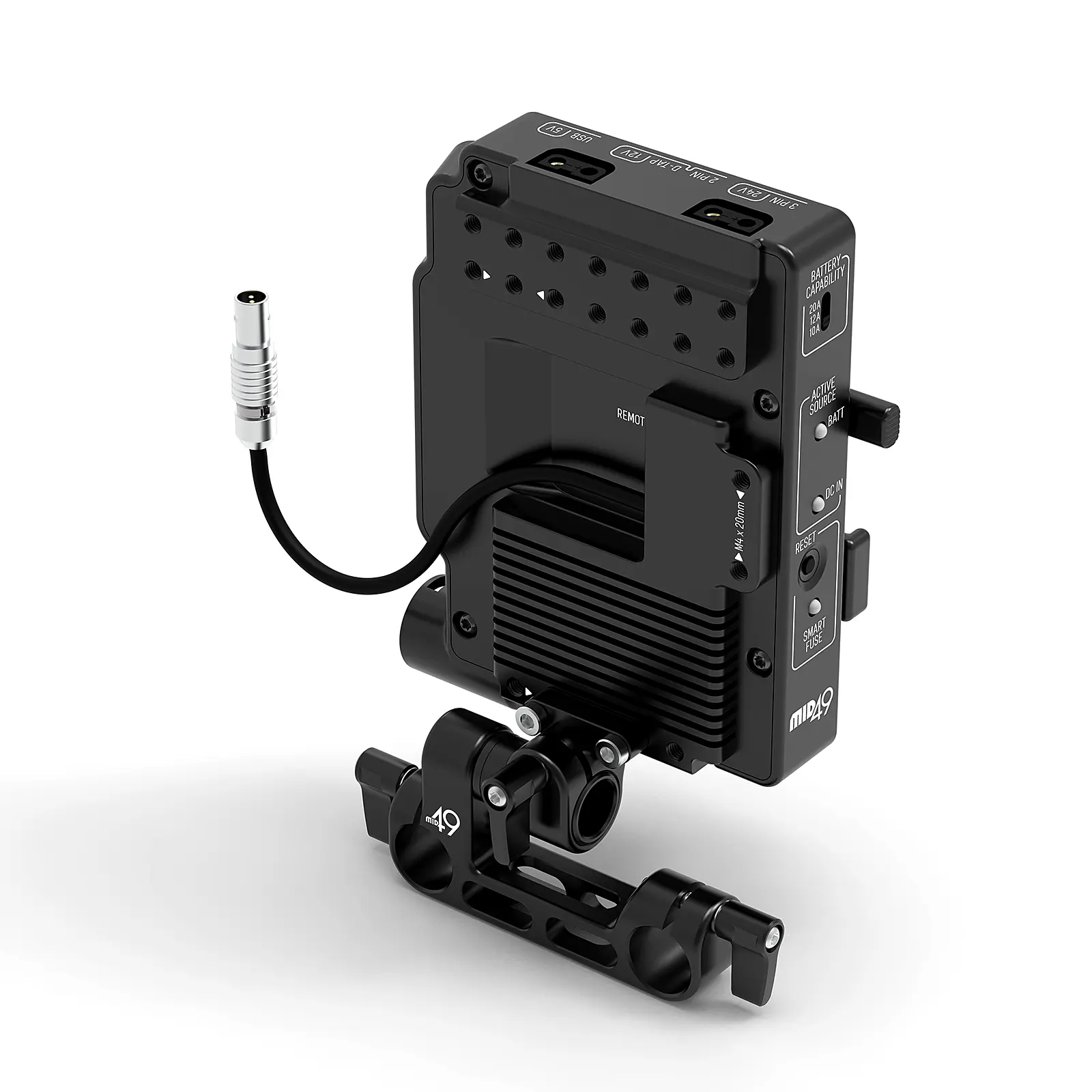 Power Distribution Box DB-9 (Blackmagic PYXIS, V-Mount, Rod Mounted)