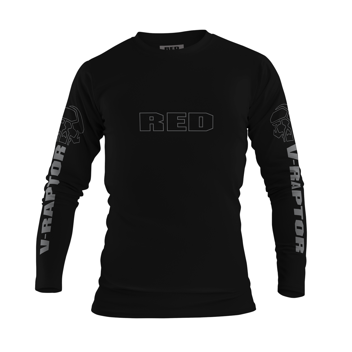 Limited Edition Long Sleeve V-RAPTOR™ T-Shirt - Black - S��XXL
