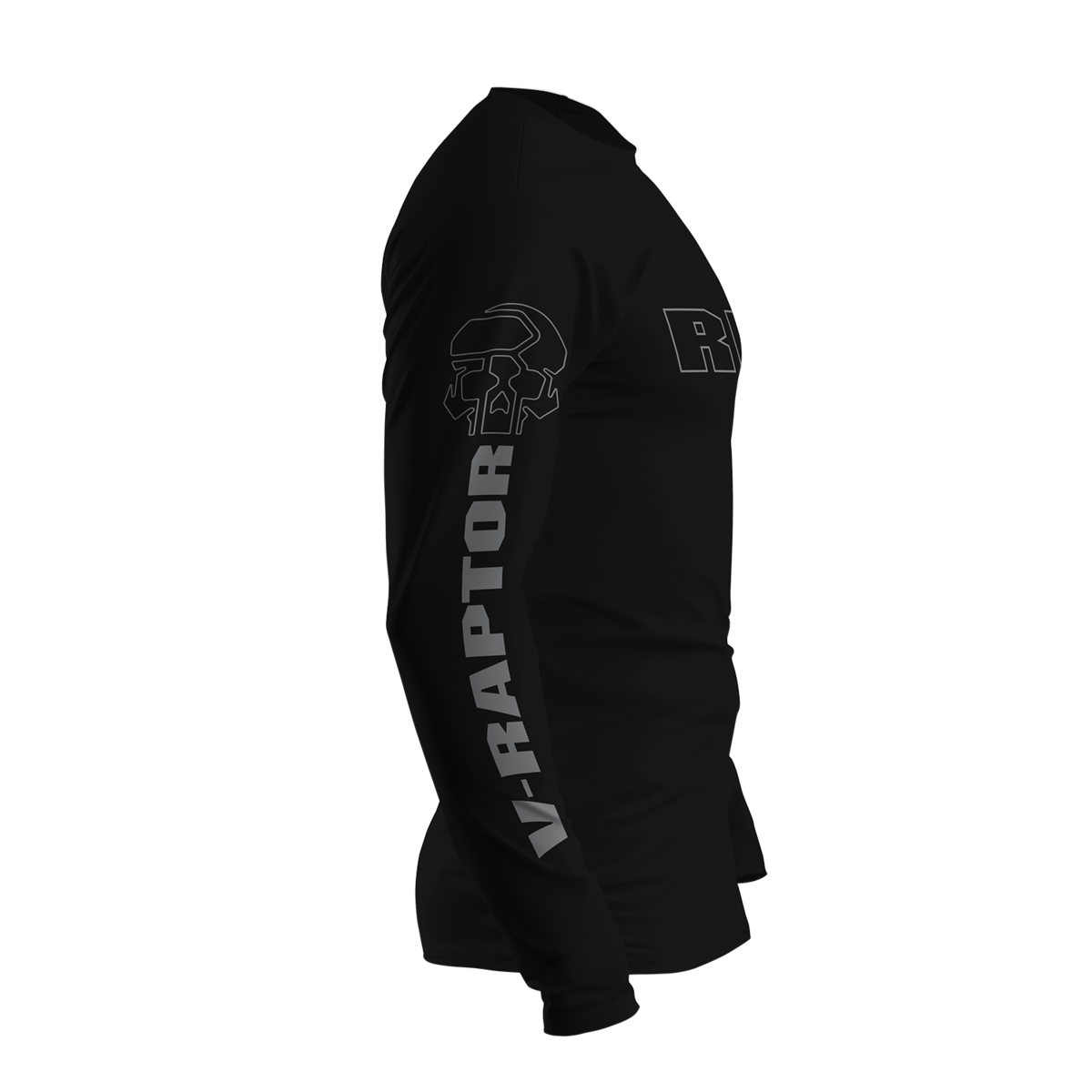 Limited Edition Long Sleeve V-RAPTOR™ T-Shirt - Black - S��XXL