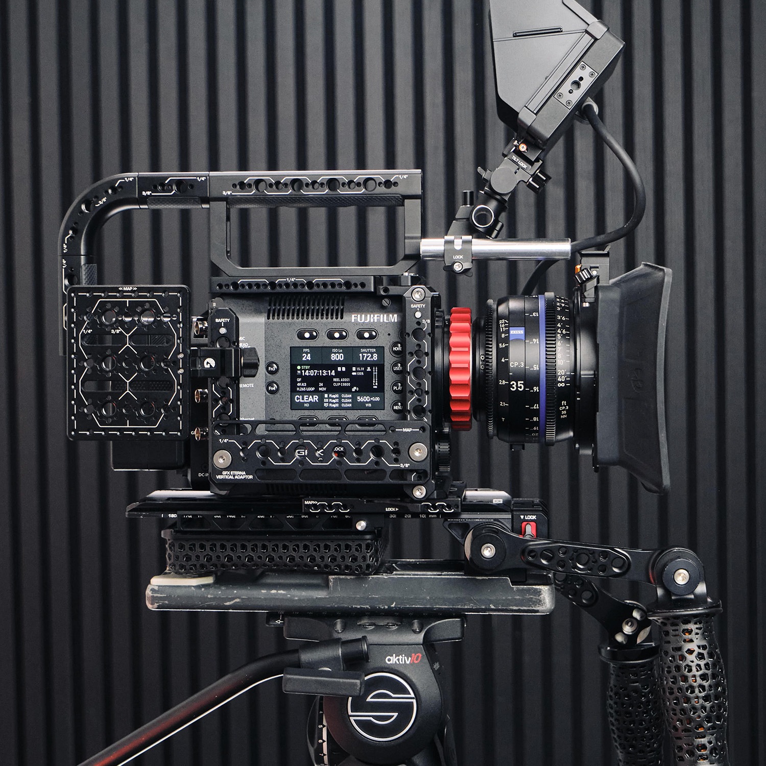 Universal Monitor Mount QR Kit (NATO Top, 15mm Rod Base)