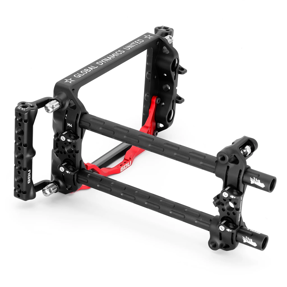 Matte Box Hanger System with L+R ATLAS Handles-BLACK (ATLAS HANDLES DISCOUNTED 50%)