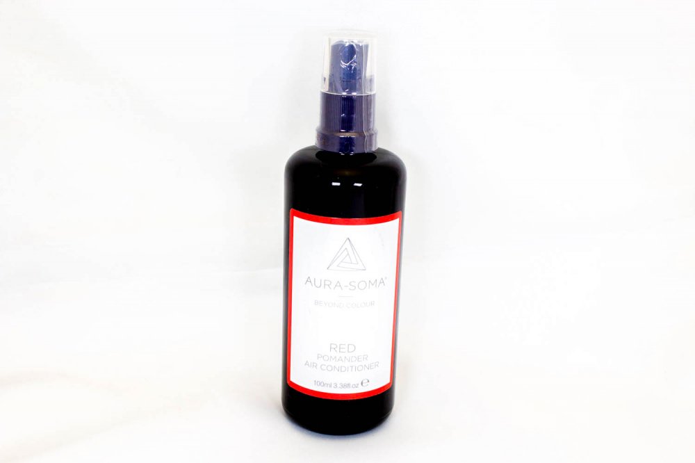 【ネガティブからの強力な保護】レッド　オーラソーマ　ポマンダー・エアコンディショナー・100ml