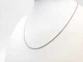 【細めタイプ】◆シルバーチェーン約41cm～51cm ケイトキング（16～20インチ）※オプションからチェーンの長さを選べます