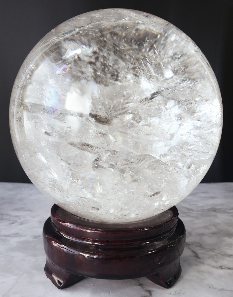 【虹の女神アイリス】アイリスクォーツ　丸玉【RA】