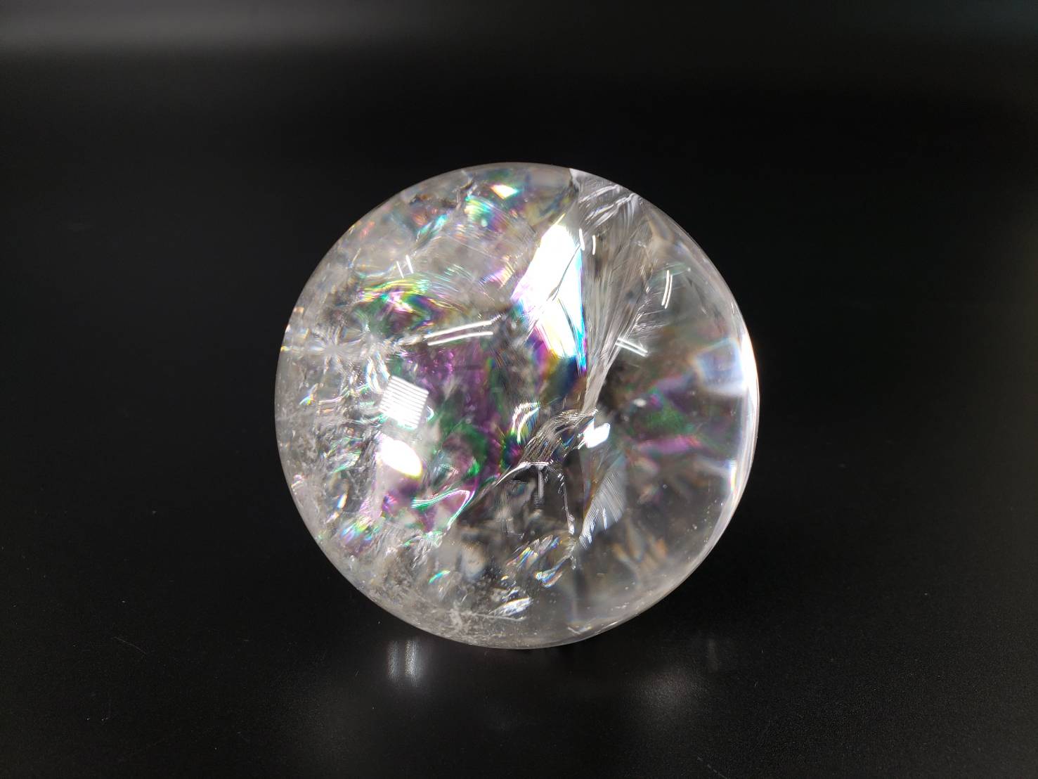 定価12万円レムリアンクォーツ クラスター レインボー入り