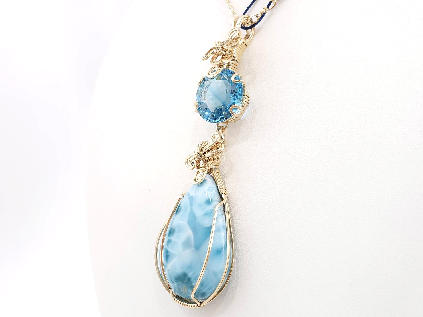 【アルクトゥルスの女神】ブルートパーズ＆ラリマー｜アシュタール