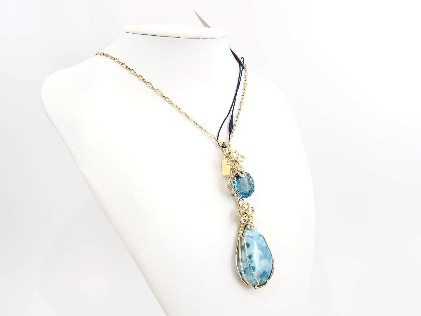 【アルクトゥルスの女神】ブルートパーズ＆ラリマー｜アシュタール