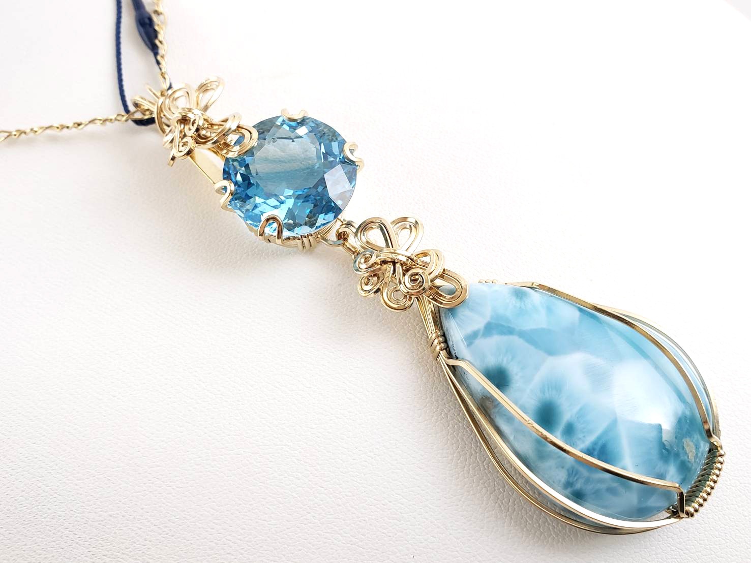 【アルクトゥルスの女神】ブルートパーズ＆ラリマー｜アシュタール