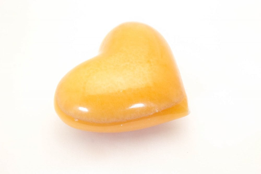 オレンジカルサイト ハート型 | 天然石,カルサイト | レインボー
