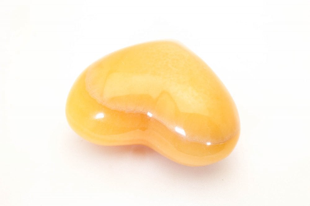 オレンジカルサイト ハート型 | 天然石,カルサイト | レインボー