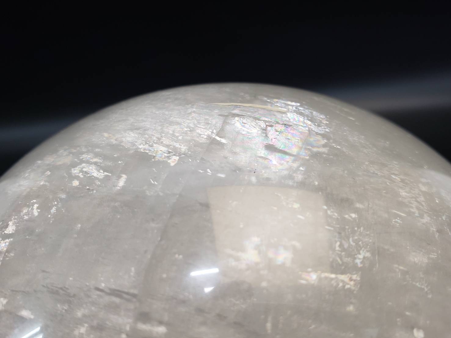 感情と知性をバランスよく発揮】ホワイトカルサイト 大玉【RA