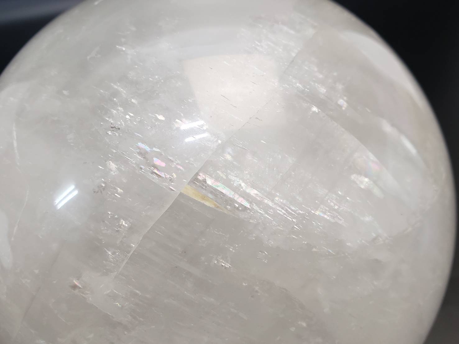 【感情と知性をバランスよく発揮】ホワイトカルサイト 大玉【RA】