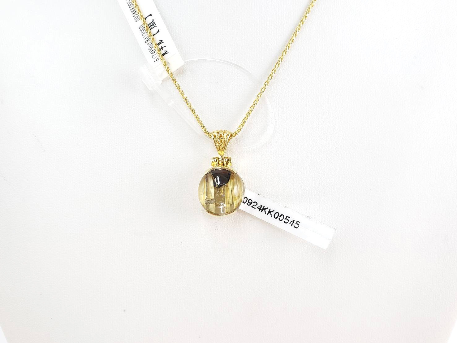 【豊かさと繁栄】ゴールデンルチルクォーツ｜ケイトキング 5174