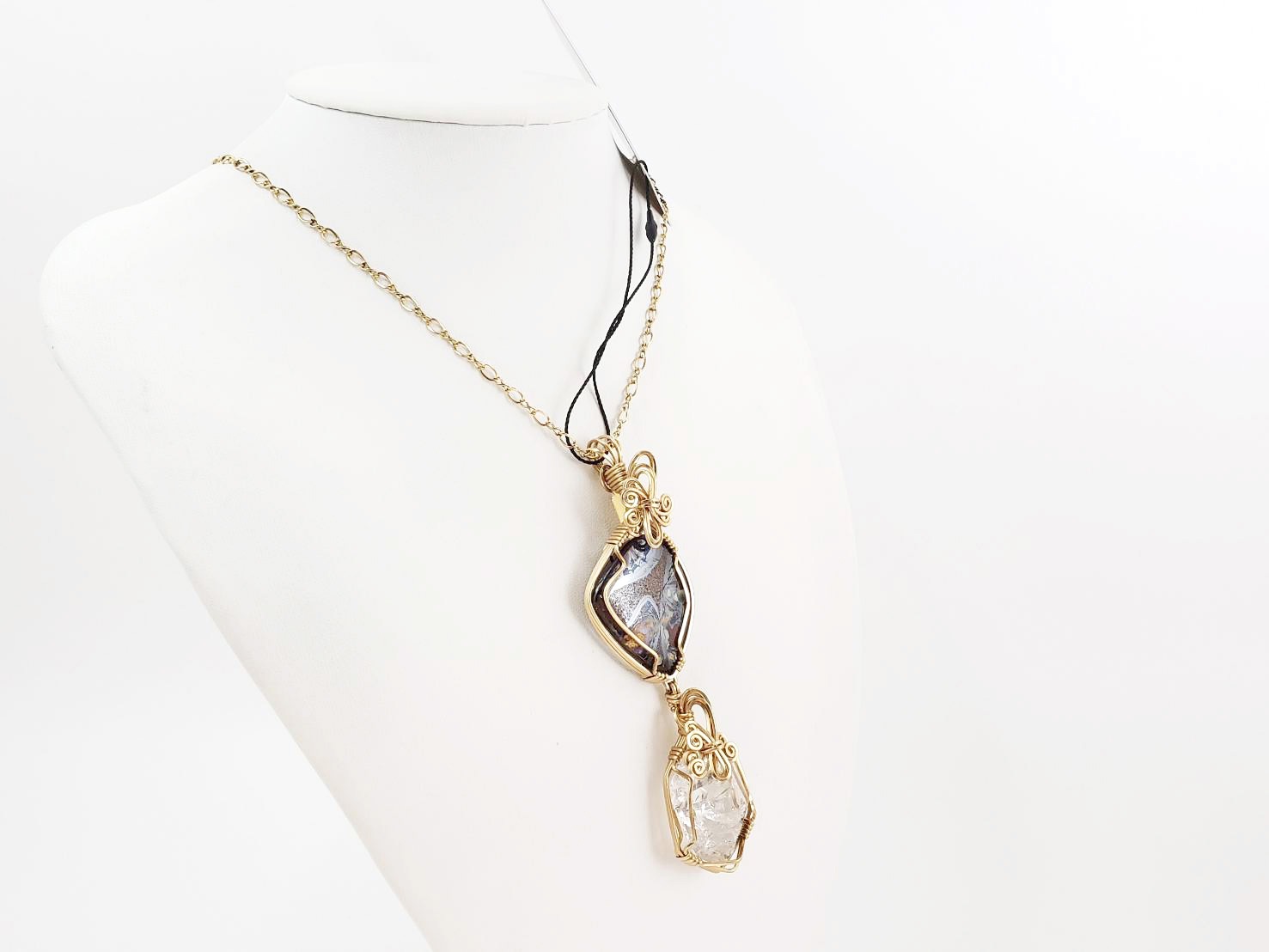 【グランディングする強い生命力】オーストラリアンオパール＆ハーキマーダイヤモンド｜アシュタール