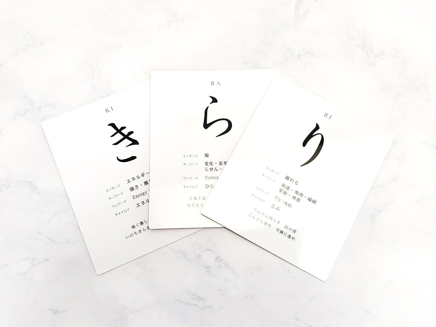 【かな五十音がもつ音を読み解く】OTOHIME おとひめカード