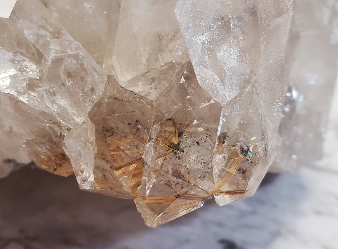 【意志・創造力・顕現力】ナチュラルシトリン　クラスター 【RA】