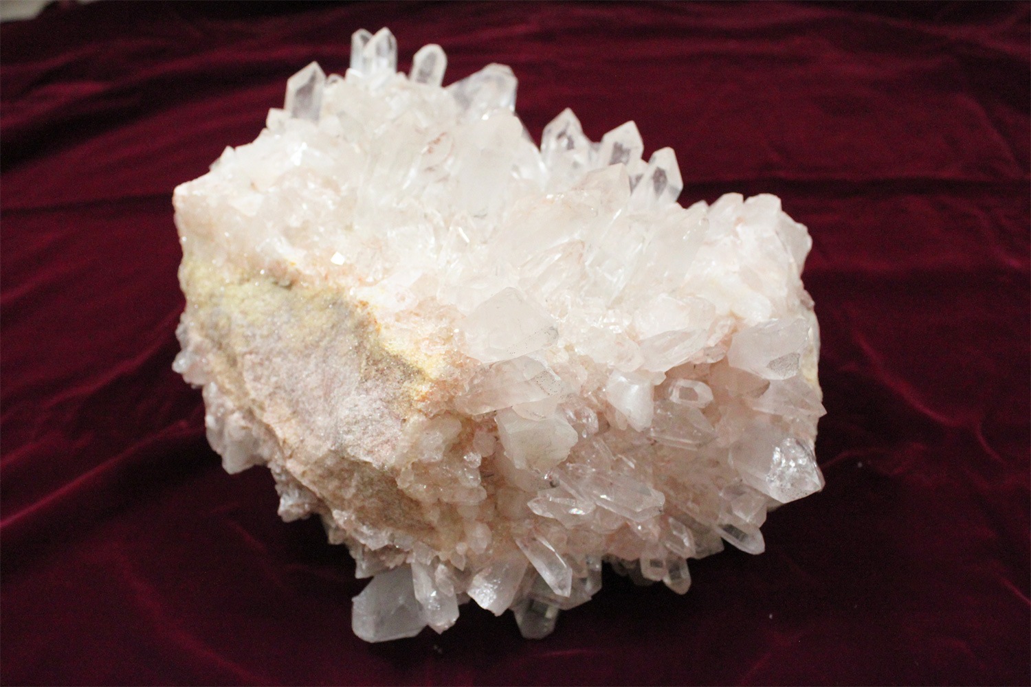 【穏やかな愛】【9.6kg】ヒマラヤピンククォーツ ビッグクラスター【RA】