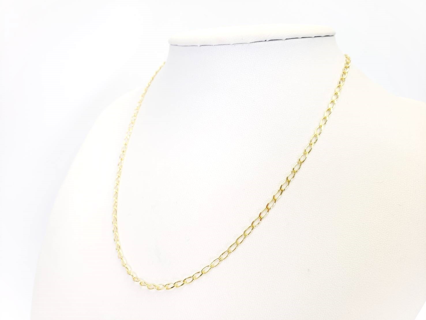 ゴールドチェーン　約41cm～約56cm ケイトキング（16～22インチ）※オプションからチェーンの長さを選べます