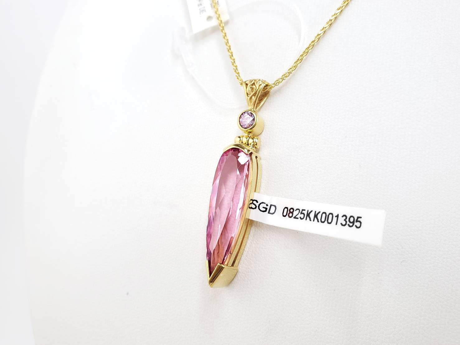 【私は今ここに存在する】【純粋な愛の魂】ピンクバイロンエメラルド|ケイトキング 5913