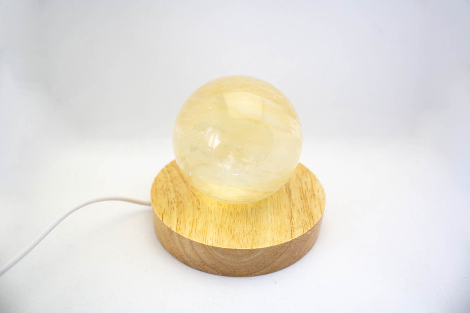 LED木製台座 10×2㎝電球色