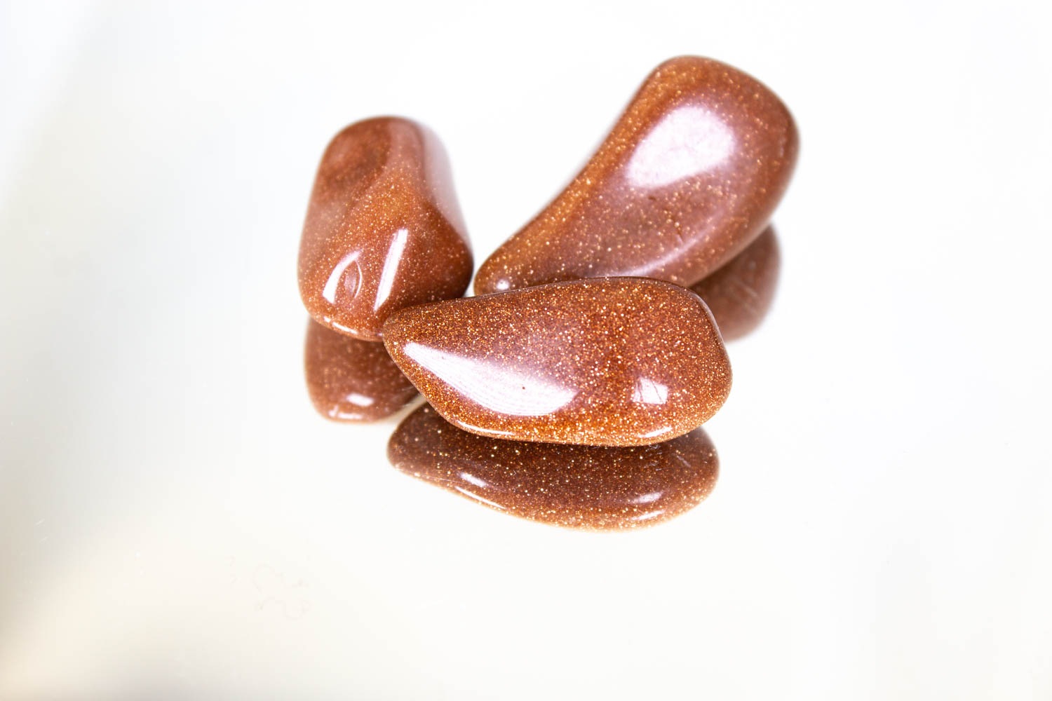 【出会いとチャンス】ゴールドサンドストーン　タンブル