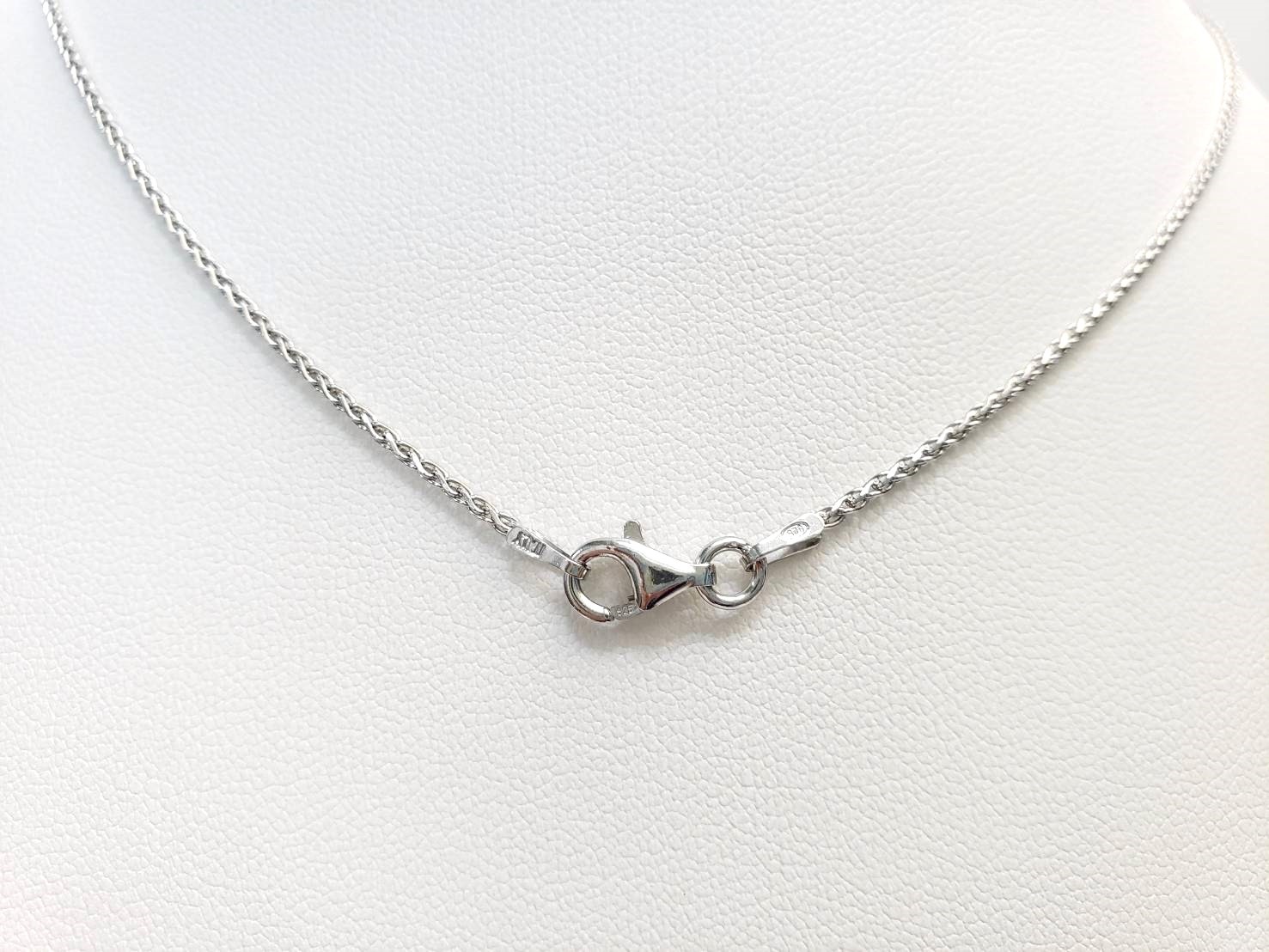 【細めタイプ】◆シルバーチェーン約41cm～51cm ケイトキング（16～20インチ）※オプションからチェーンの長さを選べます