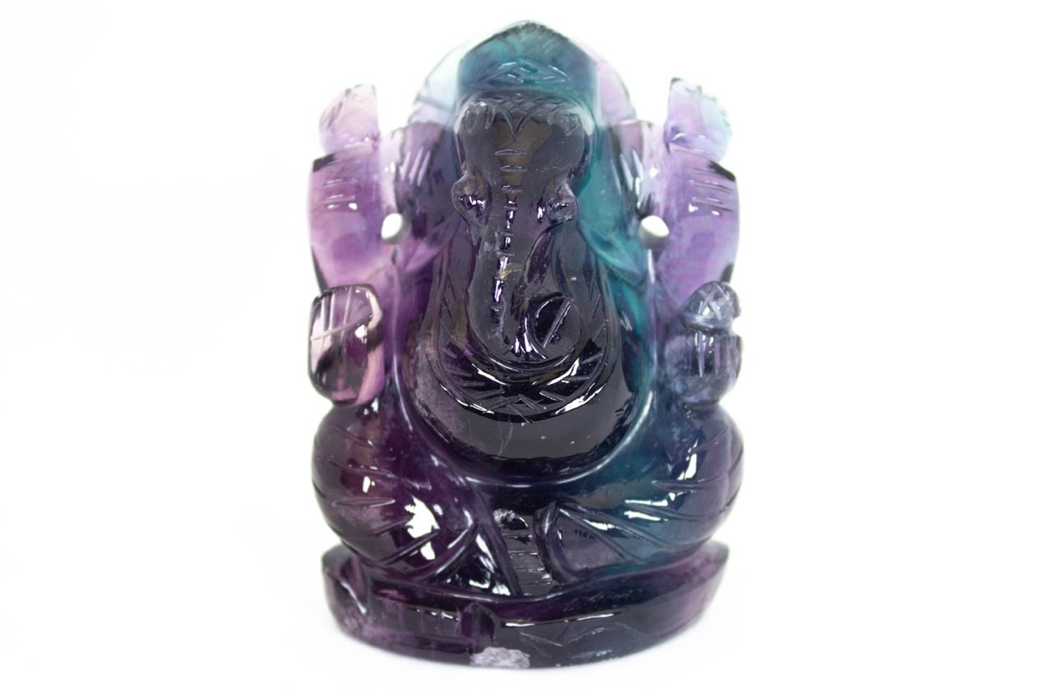 ガネーシャ　フローライト　129g ガネーシャ フローライト 129g stone-planet