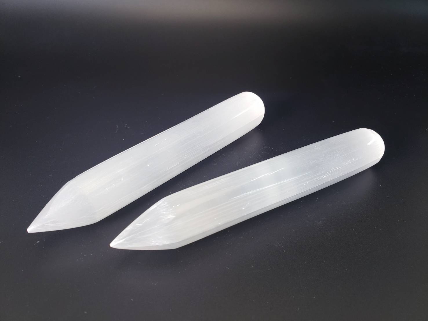 天使と繋がる】セレナイト ワンド | 天然石 | レインボー