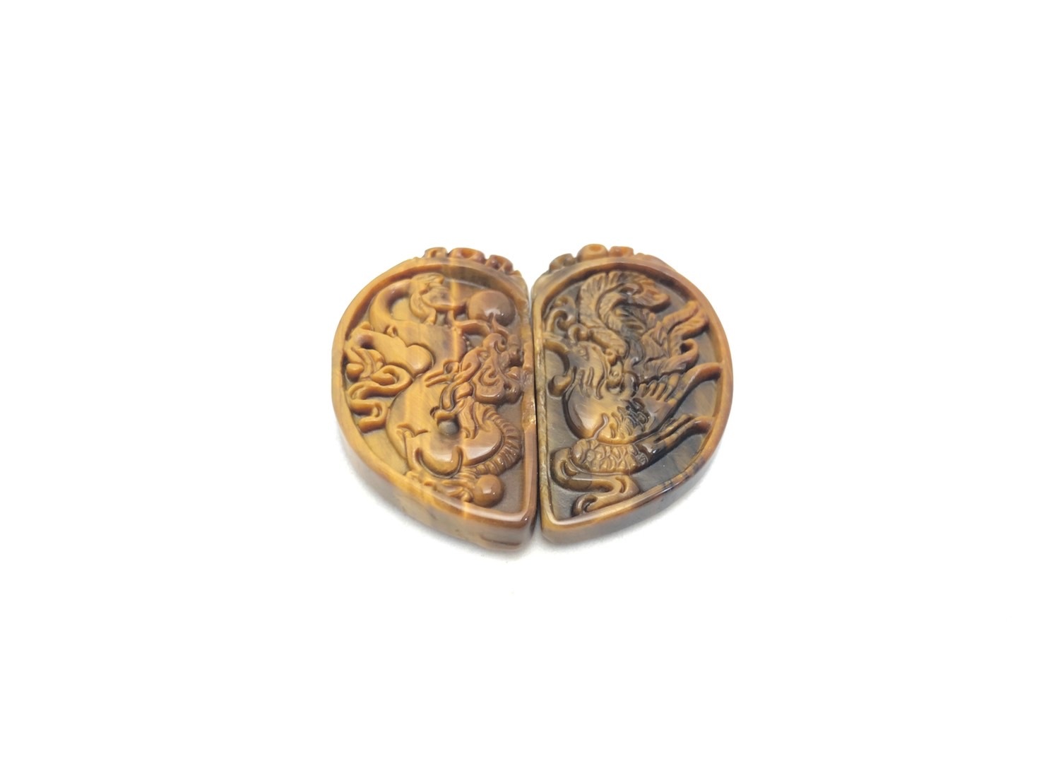 【新たな挑戦と成功】タイガーアイ ドラゴン＆フェニックス セット