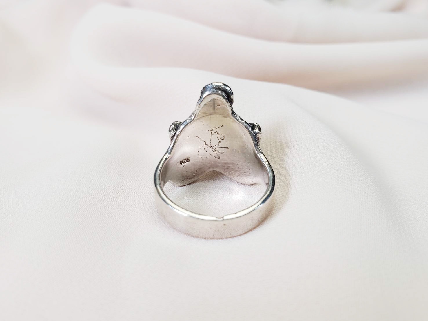 【愛を引き寄せる】ピンクトルマリン　ジャスパー　リング