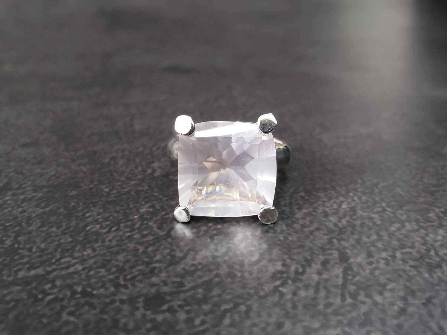 【あなたは美しい】ローズクォーツ リング スターボーンジュエリー