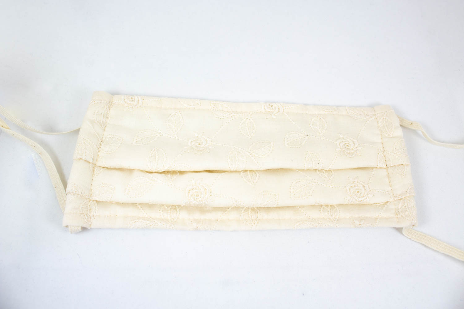 マスク 薔薇のコットンレース