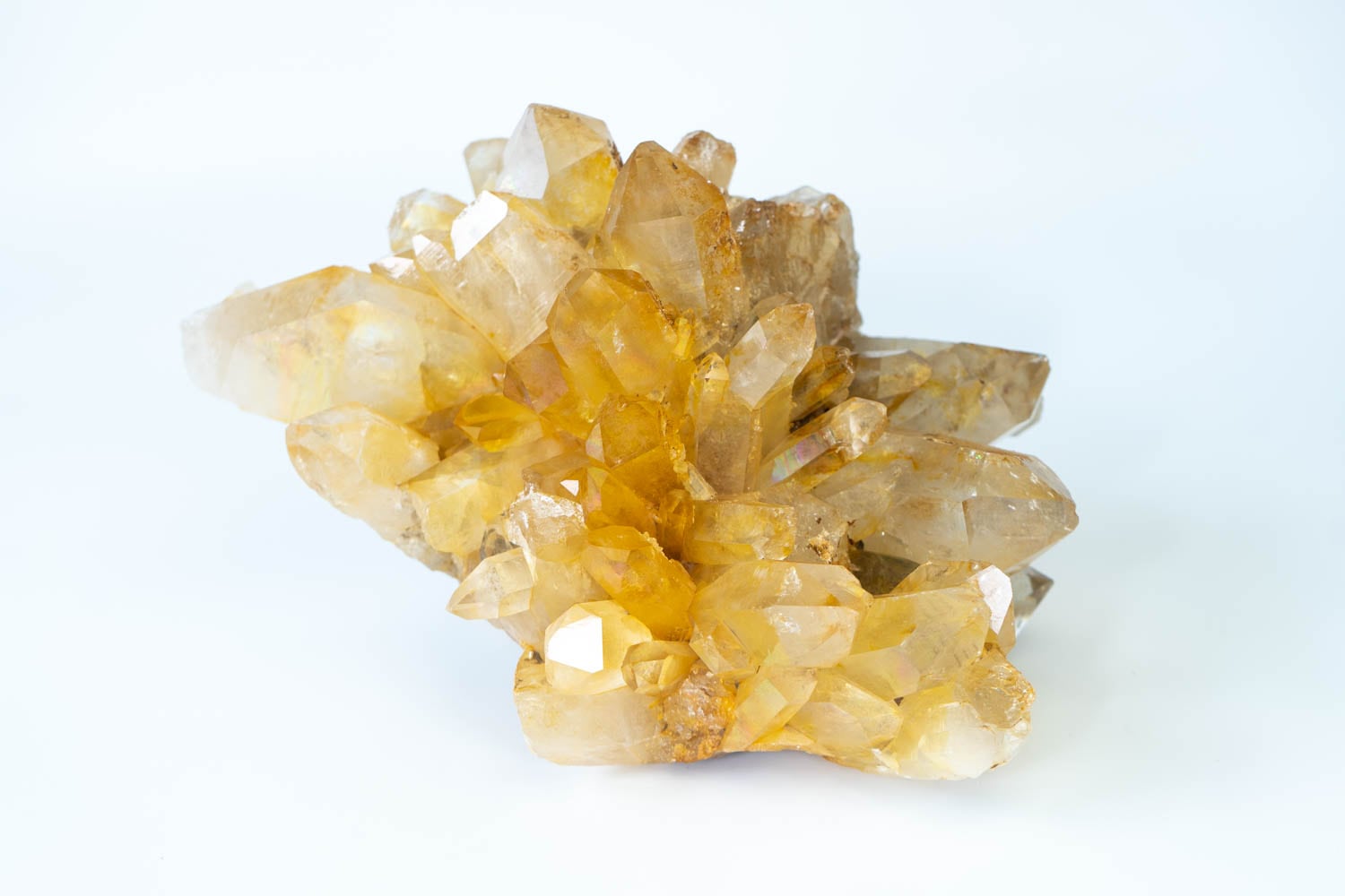 【宇宙&地球意識】ゴールデンレムリアンクォーツクリスタル クラスター 【RA】