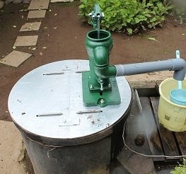 井戸蓋 手押しポンプ スチール製井戸蓋 | すべての商品 | 雨水利用と