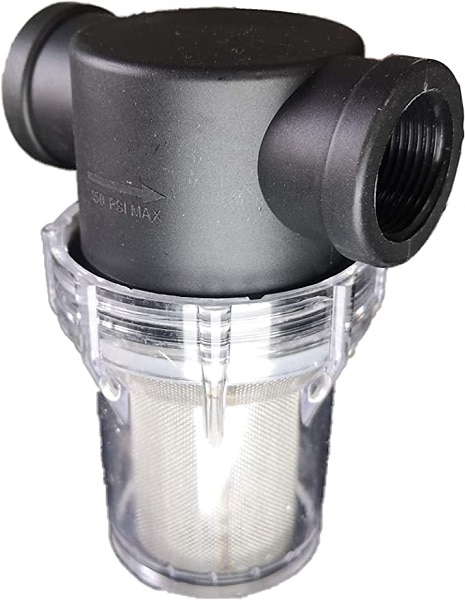 クリア プラスチックフィルター 15A、20A、25A 【砂取器