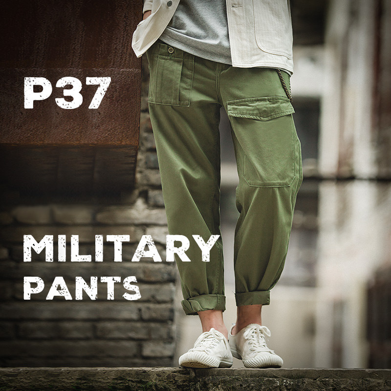 完売！ミリタリーワイドパンツ 【メンズミリカジアイテム!!】 #Pant606