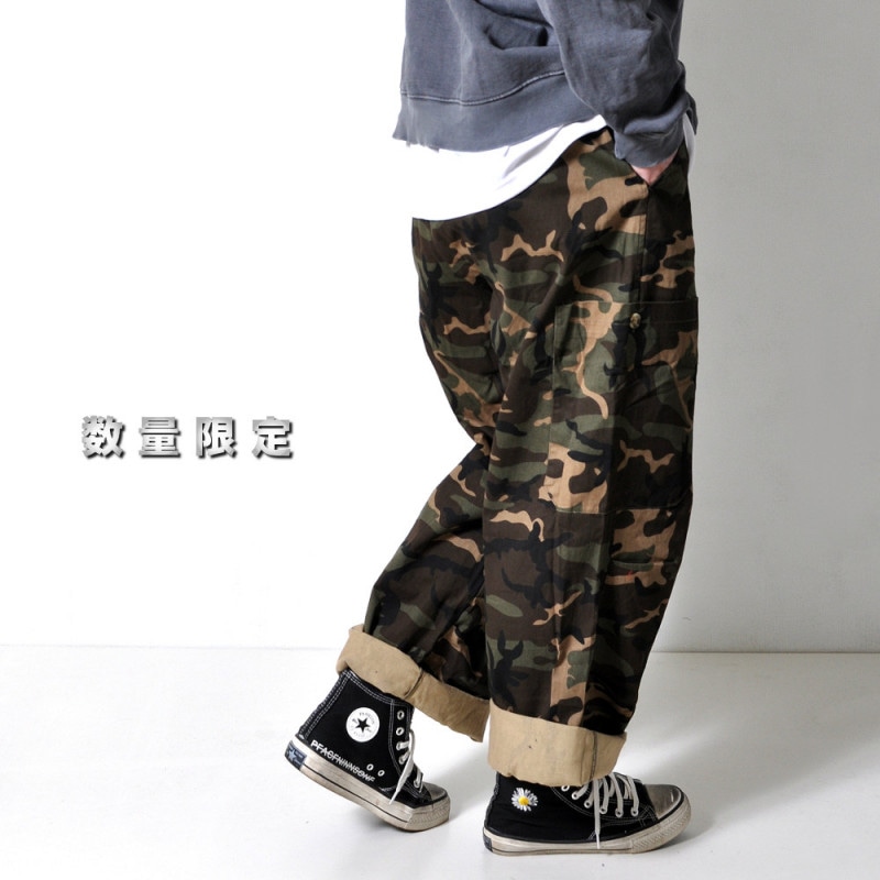 迷彩Cabela’s Camo 迷彩チノパン カーゴパンツ gamewinner CavariA/キャバリア』リアルツリーカモフラージュワイドカーゴ