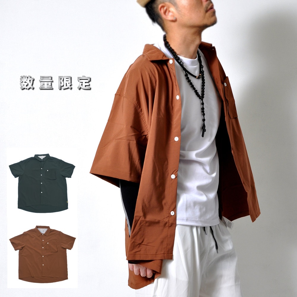 数量限定 サラサラ 半袖シャツ 【アウトドア!!】 RAiDooor #TS316