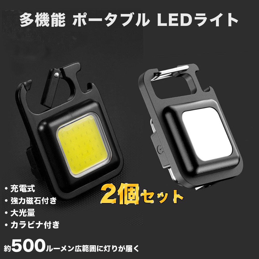 2個SET ポータブルLEDライト 【アウトドア!!】 RAiDooor #OD130