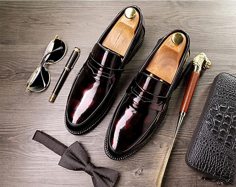 光沢 エナメルローファー メンズビジカジアイテム Shoes23 Shoes シューズ Other Raisenee公式メンズ ファッションshop