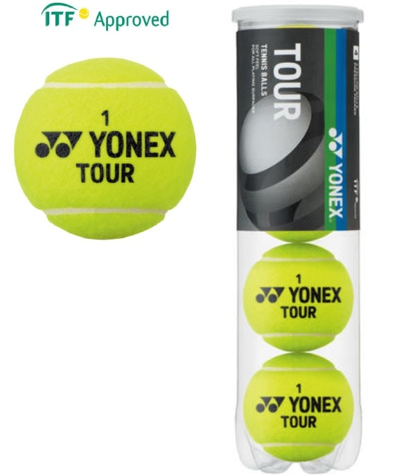 ヨネックス/YONEX】 ツアー（ 4個入ペット缶） TB-TUR4 テニス