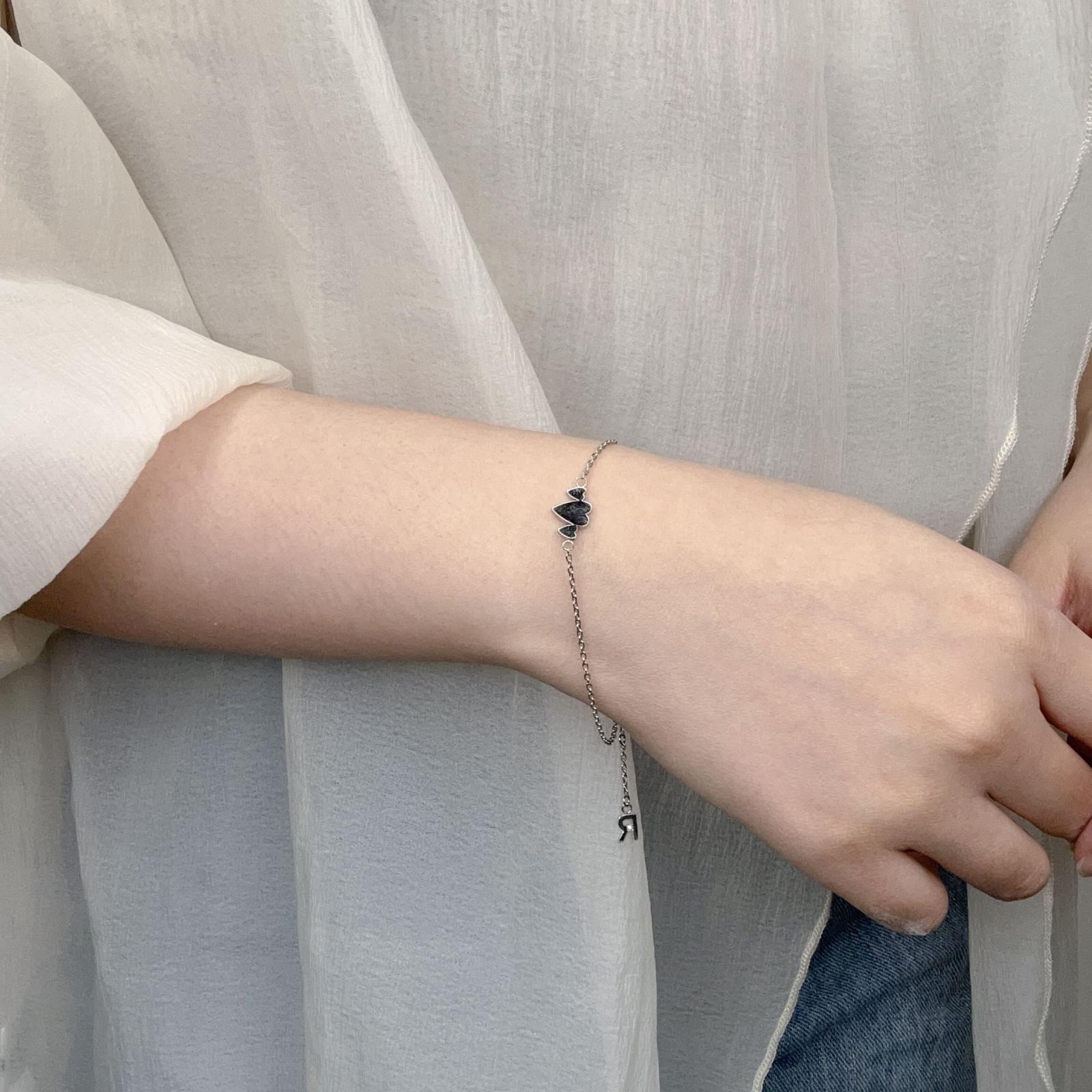 Tiny heart bracelets