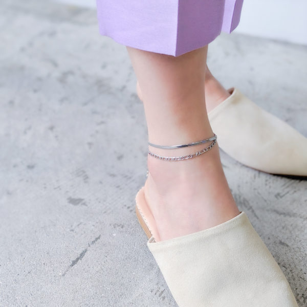 Snake chain anklet