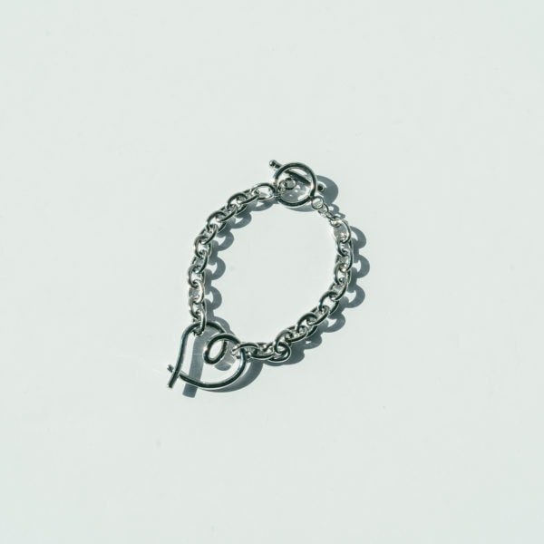 Heart chain bracelet