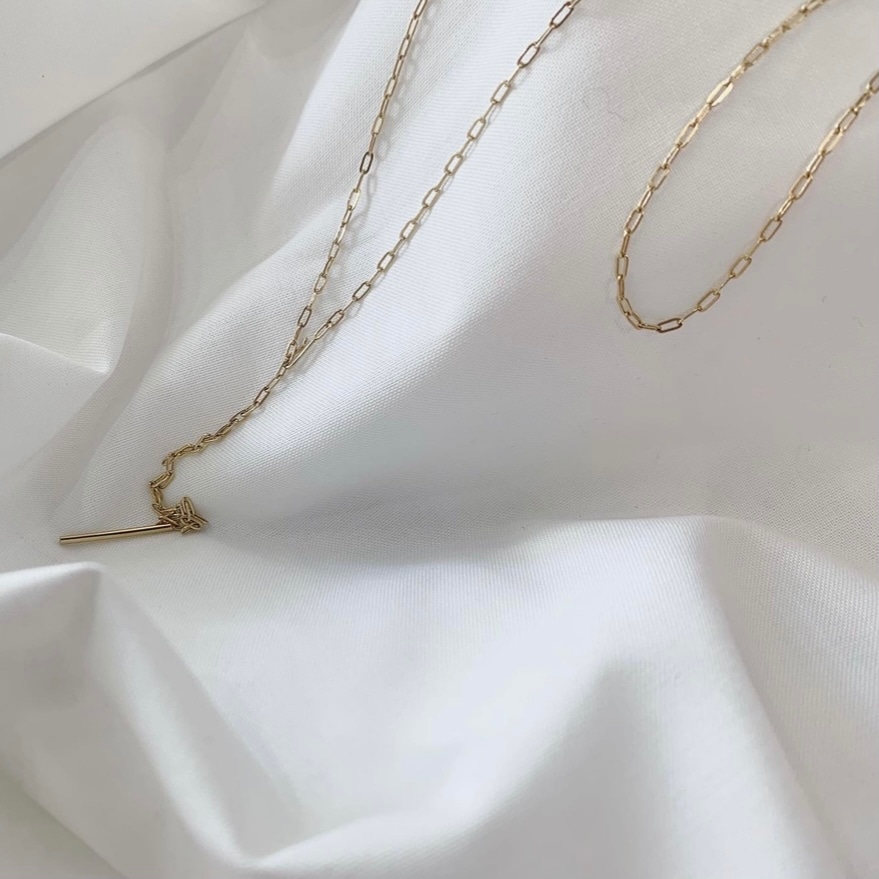 Long chain necklace