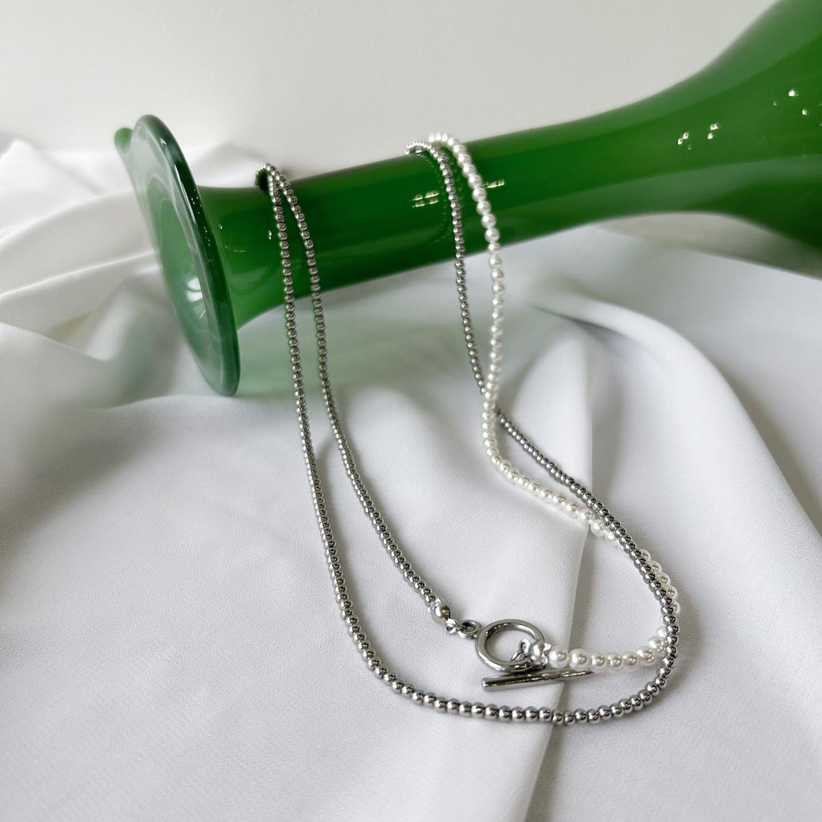 many way pearlbeads long necklace